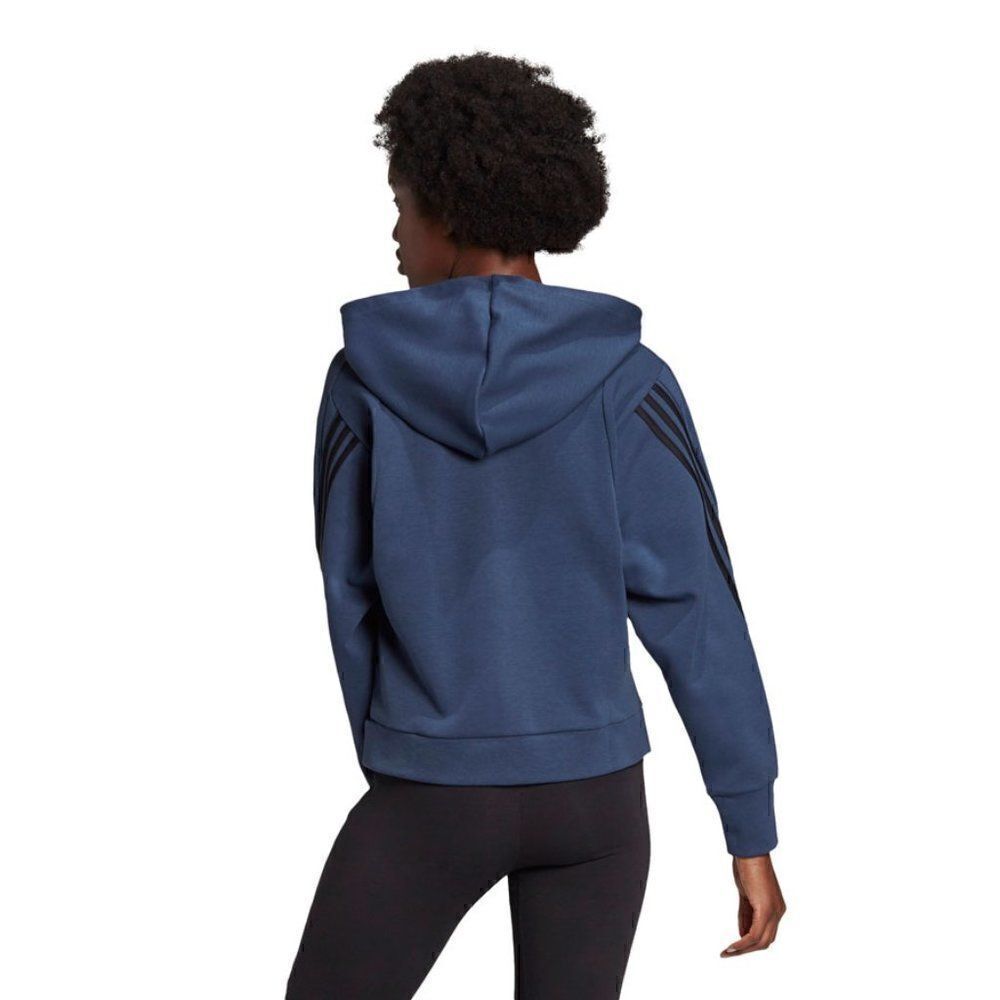 NWT ADIDAS WRAPPED 3 STRIPES FULL ZIP HOODIE M - Picture 2 of 5